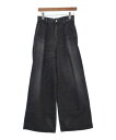 Graphpaper グラフペーパーデニムパンツ レディース 00(XS位) 黒(デニム)【中古】【古着】