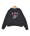 GUESS ゲスパーカー レディース S 黒【中古】【古着】