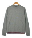 FRED PERRY フレッドペリーニット・セーター メンズ S グレー【中古】【古着】