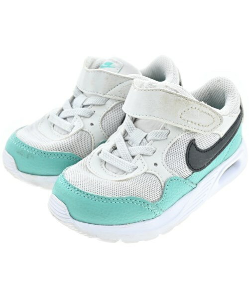 NIKE ナイキシューズ（その他） キッズ 13cm 白x緑x黒【中古】【古着】