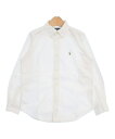 Ralph Lauren ラルフローレンシャツ キッズ 130(9T-10T) 白【中古】【古着】
