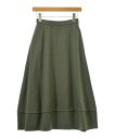 tricot COMME des GARCONS トリココムデギャルソンひざ丈スカート レディース S カーキ【中古】【古着】
