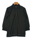 tricot COMME des GARCONS トリココムデギャルソンポロシャツ レディース -(L位) グレーx黒(ボーダー)【中古】【古着】