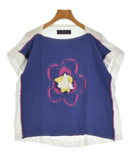 tricot COMME des GARCONS トリココムデギャルソンTシャツ・カットソー レディース F 白x紺【中古】【古着】