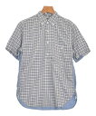 COMME des GARCONS HOMME コムデギャルソンオムカジュアルシャツ メンズ XS グレーx茶x白等(チェック)【中古】【古着】