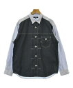 COMME des GARCONS HOMME コムデギャルソンオムカジュアルシャツ メンズ L 紺x白【中古】【古着】(4)