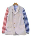 COMME des GARCONS HOMME PLUS コムデギャルソンオムプリュスカジュアルジャケット メンズ S ピンク系x赤x青【中古】【古着】