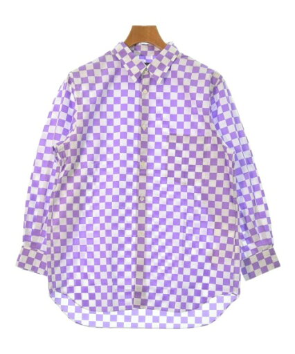 COMME des GARCONS HOMME PLUS コムデギャルソンオムプリュスカジュアルシャツ メンズ F 紫x白(チェック)【中古】【古着】 COMME des GARCONS HOMME PLUS コムデギャルソンオムプリュスカジュアルシャツ メンズ F 紫x白(チェック)【中古】【古着】