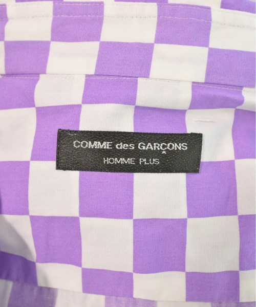COMME des GARCONS HOMME PLUS コムデギャルソンオムプリュスカジュアルシャツ メンズ F 紫x白(チェック)【中古】【古着】