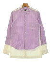COMME des GARCONS HOMME PLUS コムデギャルソンオムプリュスカジュアルシャツ メンズ M 紫x白x紺(ストライプ)【中古】【古着】