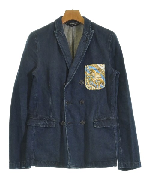 COMME des GARCONS HOMME PLUS コムデギャルソンオムプリュスカジュアルジャケット メンズ XS インディゴ(デニム)【中古】【古着】