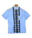 COMME des GARCONS SHIRT コムデギャルソンシャツカジュアルシャツ メンズ S 水色x紺xベージュ等(アーガイル)【中古】【古着】
