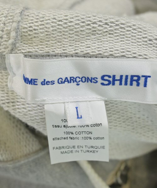 COMME des GARCONS SHIRT コムデギャルソンシャツパーカー メンズ L グレー【中古】【古着】