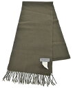 yohji yamamoto POUR HOMME ヨウジヤマモトプールオムマフラー メンズ - カーキ【中古】【古着】