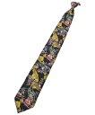 Vivienne Westwood ヴィヴィアンウエスドウッドネクタイ メンズ - 黒x赤x黄等(総柄)【中古】【古着】