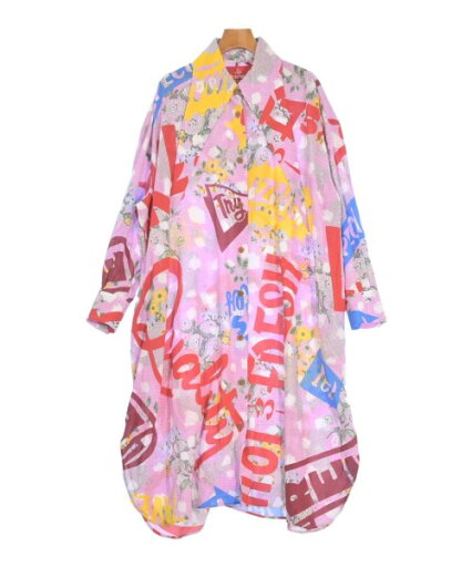 Vivienne Westwood RED LABEL ヴィヴィアンウエストウッドレッドレーベルシャツワンピース レディース 00(XXS位) ピンクx黄x青等(総柄)【中古】【古着】 Vivienne Westwood RED LABEL ヴィヴィアンウエストウッドレッドレーベルシャツワンピース レディース 00(XXS位) ピンクx黄x青等(総柄)【中古】【古着】