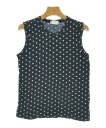 COMME des GARCONS コムデギャルソンノースリーブ レディース S 紺x白(ドット)【中古】【古着】