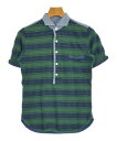 JUNYA WATANABE MAN ジュンヤワタナベマンポロシャツ メンズ XS 紺x緑(ボーダー)【中古】【古着】