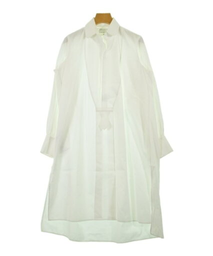 Maison Margiela メゾンマルジェラシャツワンピース レディース 38(S位) 白【中古】【古着】 Maison Margiela メゾンマルジェラシャツワンピース レディース 38(S位) 白【中古】【古着】
