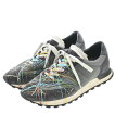 Maison Margiela メゾンマルジェラスニーカー メンズ EU43(28cm位) グレーx水色x黄等(総柄)【中古】【古着】(4)