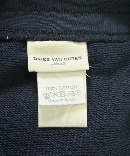 DRIES VAN NOTEN ドリスヴァンノッテンスウェットパンツ メンズ S 紺【中古】【古着】