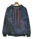 ALEXANDER MCQUEEN アレキサンダーマックイーンパーカー メンズ XS 紺x黒(総柄)【中古】【古着】