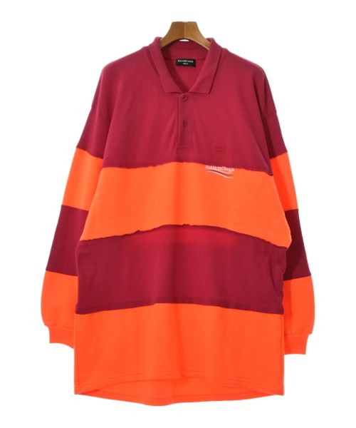 タグ付き BALENCIAGA バレンシアガ ポロシャツ サイズ6 レッド タグ付き BALENCIAGA バレンシアガ ポロシャツ サイズ6 レッド