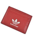 BALENCIAGA バレンシアガカードケース レディース - 赤【中古】【古着】