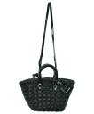 BALENCIAGA バレンシアガかごバッグ レディース - 黒【中古】【古着】