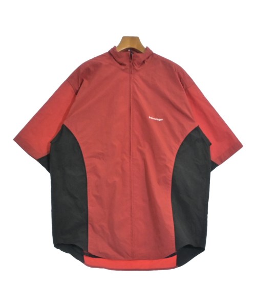 BALENCIAGA バレンシアガブルゾン(その他) メンズ 46(M位) 赤x黒【中古】【古着】