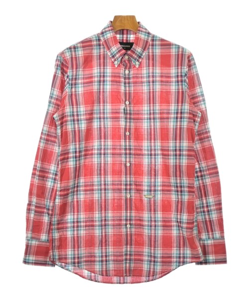 DSQUARED カジュアルシャツ 青x白x赤(チェック) 2009223L0040 楽天市場】赤 チェック シャツ(ブランドディースクエアード