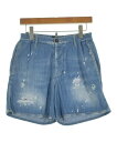 DSQUARED ディースクエアードショートパンツ レディース 34(XXS位) 青(デニム)【中古】【古着】