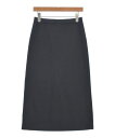 ISSEY MIYAKE イッセイミヤケひざ丈スカート レディース M 黒【中古】【古着】