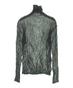 ISSEY MIYAKE イッセイミヤケブラウス レディース M 黒xグレーベージュ(ドット)【中古】【古着】