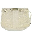 JIMMY CHOO ジミーチュークラッチバッグ レディース - 白系【中古】【古着】