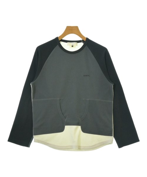 GANRYU ガンリュウスウェット メンズ S グレーx白x黒【中古】【古着】