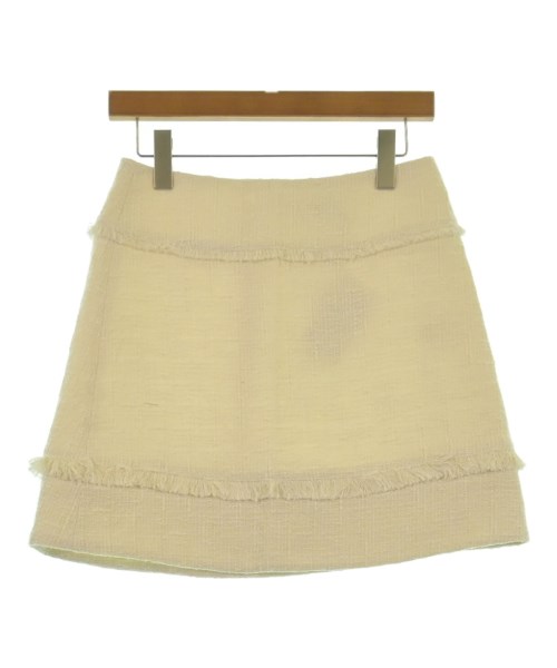 PROENZA SCHOULER プロエンザ　スクーラーミニスカート レディース 4(XL位) 白【中古】【古着】