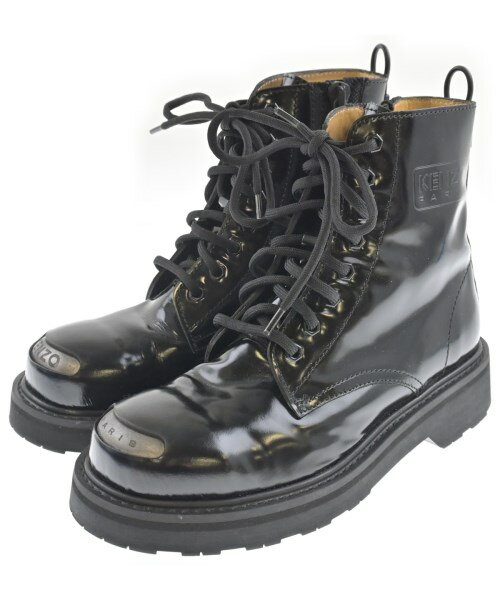 KENZO ケンゾーブーツ メンズ EU40(25cm位) 黒【中古】【古着】
