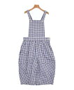 COMME des GARCONS GIRL コムデギャルソンガールオールインワン/サロペット レディース S 青x白(ギンガムチェック)【中古】【古着】