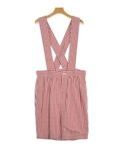 COMME des GARCONS GIRL コムデギャルソンガールオールインワン/サロペット レディース S 赤x白(ギンガムチェック)【中古】【古着】 COMME des GARCONS GIRL コムデギャルソンガールオールインワン/サロペット レディース S 赤x白(ギンガムチェック)【中古】【古着】