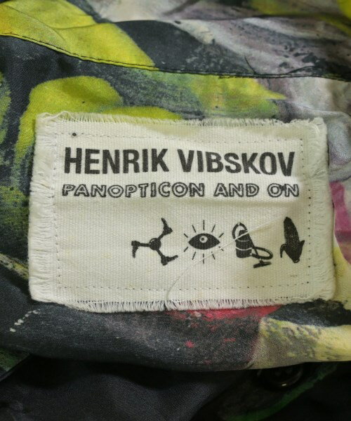 HENRIK VIBSKOV ヘンリックヴィブスコブシャツワンピース レディース S 黒x黄x赤等(花柄)【中古】【古着】
