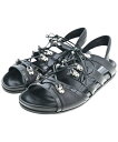 MANOLO BLAHNIK マノロ ブラニクサンダル レディース EU36(22.5cm位) 黒【中古】【古着】