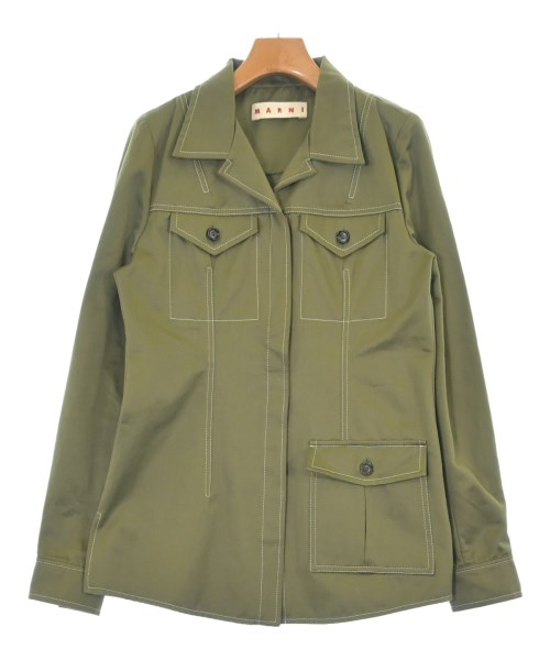 MARNI マルニ カジュアルジャケット カーキ 2108425A0184 楽天市場】marni(カラーカーキグリーン)(コート・ジャケット