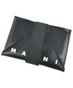 MARNI マルニカードケース メンズ - 青x黒【中古】【古着】