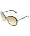 TOM FORD トムフォードサングラス レディース - 茶系x黄系【...(4)
