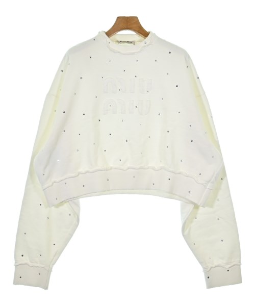 中古・古着通販】MIU MIU (ミュウミュウ) ロゴスウェット グレー