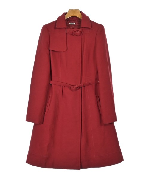 日本未入荷【MIUMIU】シングルブレスト ベルベット コート 楽天市場】miumiu(コート・ジャケット|レディースファッション