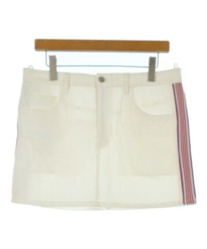 Miu Miu ミュウミュウミニスカート レディース 44(L位) 白【中古】【古着】 Miu Miu ミュウミュウミニスカート レディース 44(L位) 白【中古】【古着】