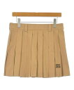 Miu Miu ミュウミュウミニスカート レディース 38(S位) ベージュ【中古】【古着】