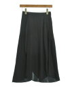 STELLA McCARTNEY ステラマッカートニーひざ丈スカート レディース 36(XS位) 黒【中古】【古着】